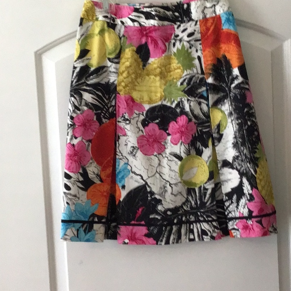 G essentials especially for goody’s women floral fruit size 12 skirt spring used
